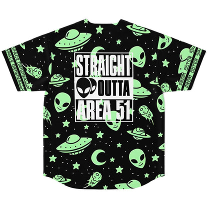 Originally from outer space baseball jersey