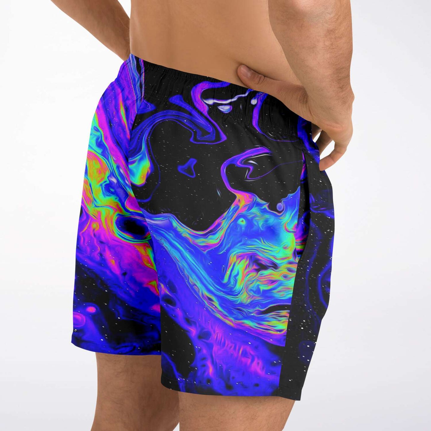 Oil silk swim trunk V2