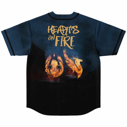 hearts on fire baseball jersey V2