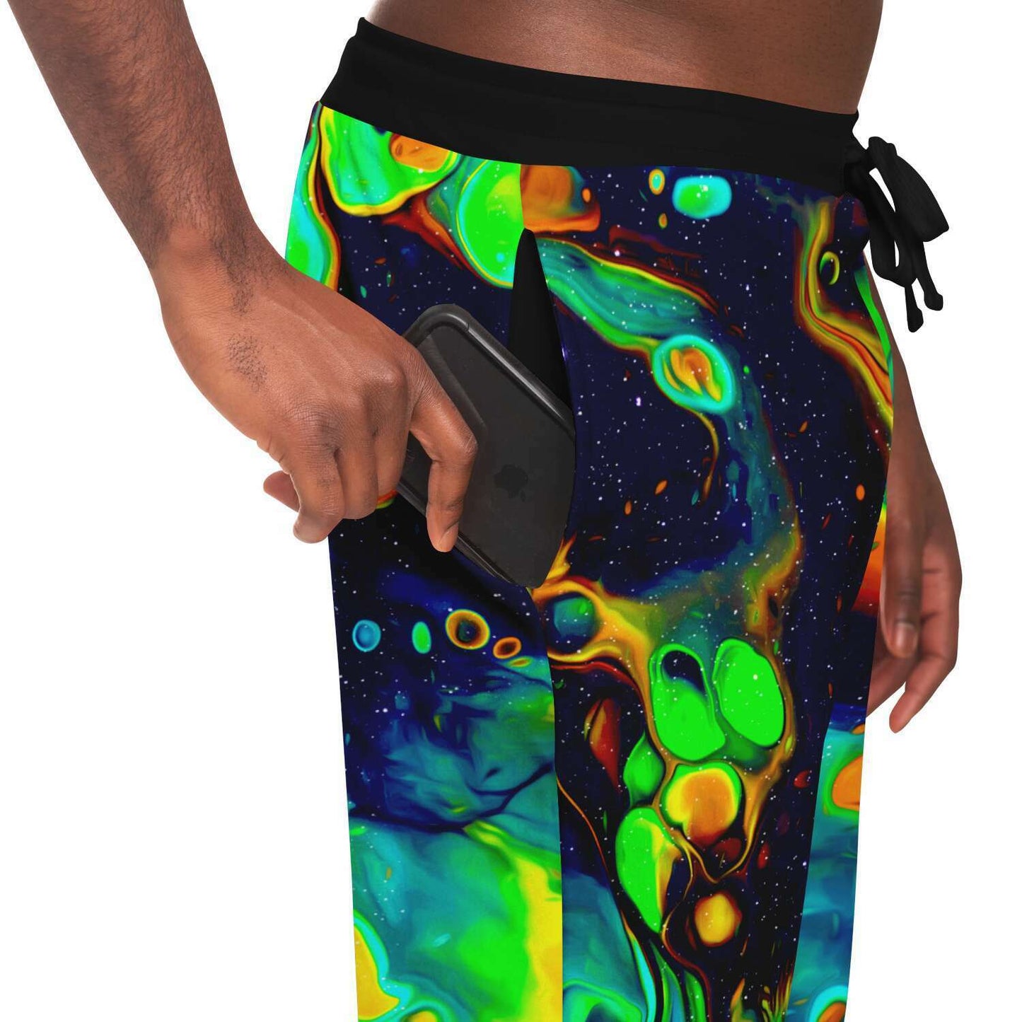 Green liquid space jogger