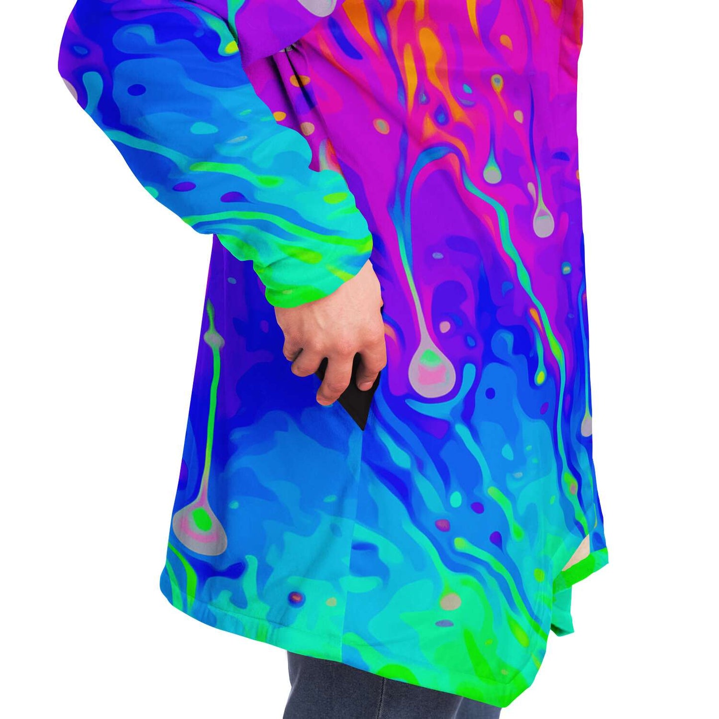Rainbow acid trip cloak