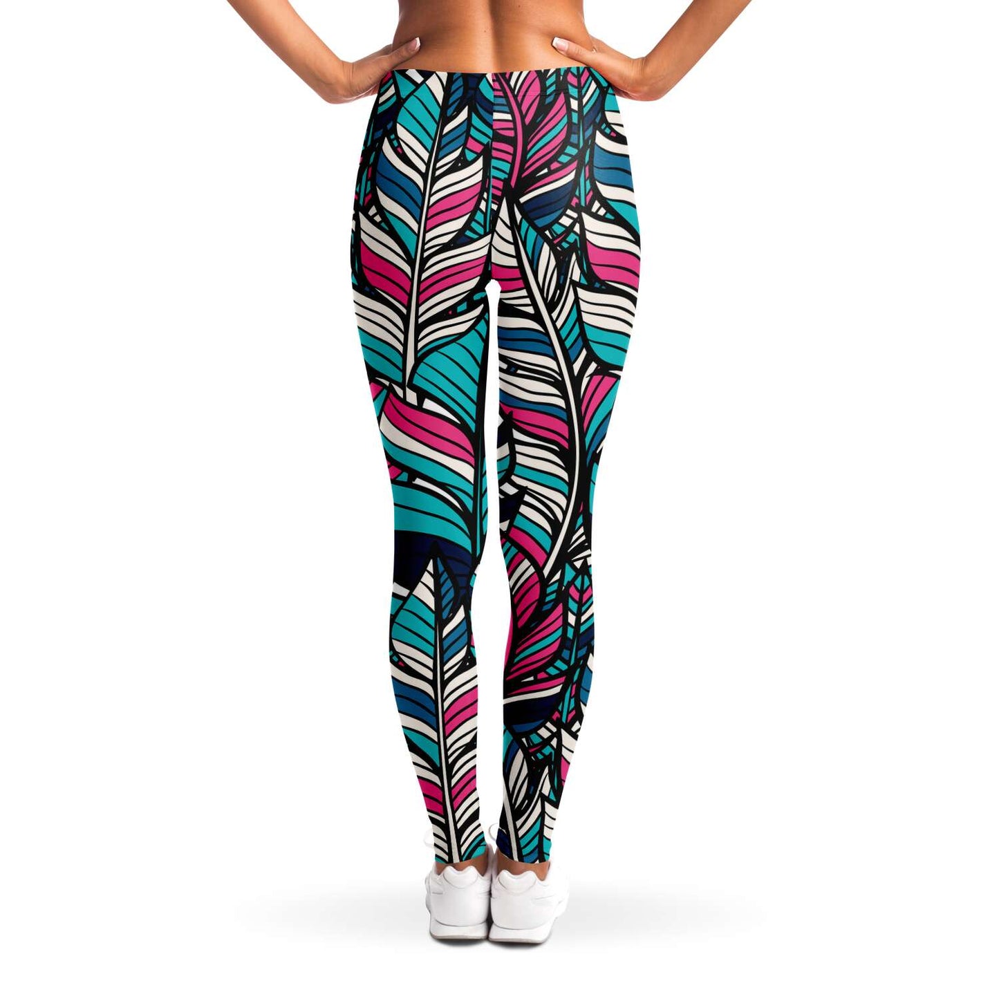 Colorful feathers Leggings