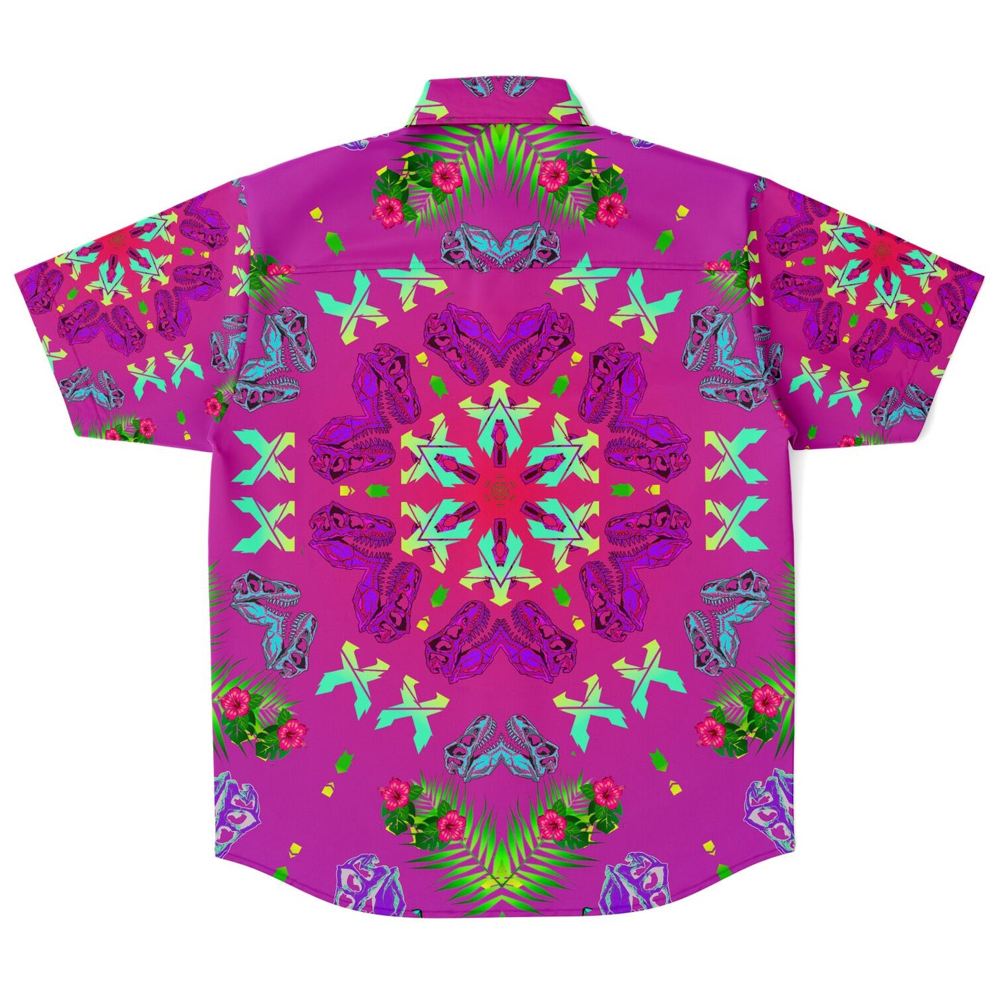 C.S Custom short sleeve button down shirt