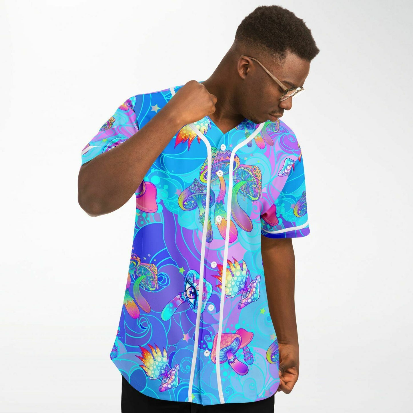 Mushrooms set baseball jersey