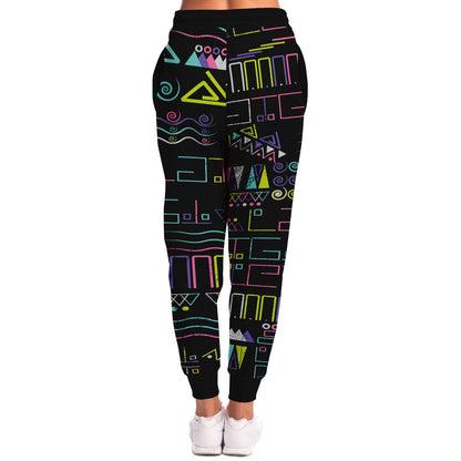 Colorful tribe pattern jogger