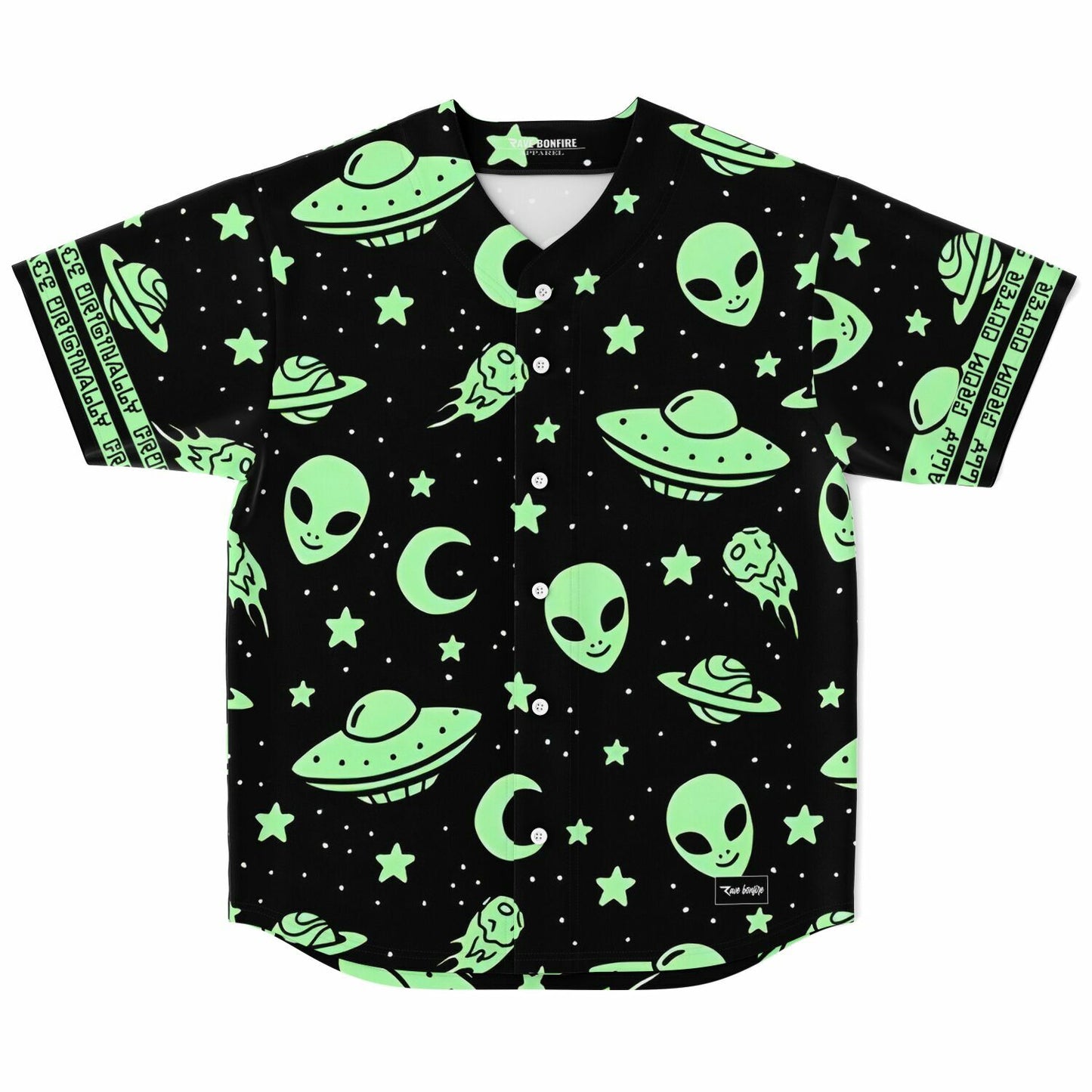 Originally from outer space baseball jersey