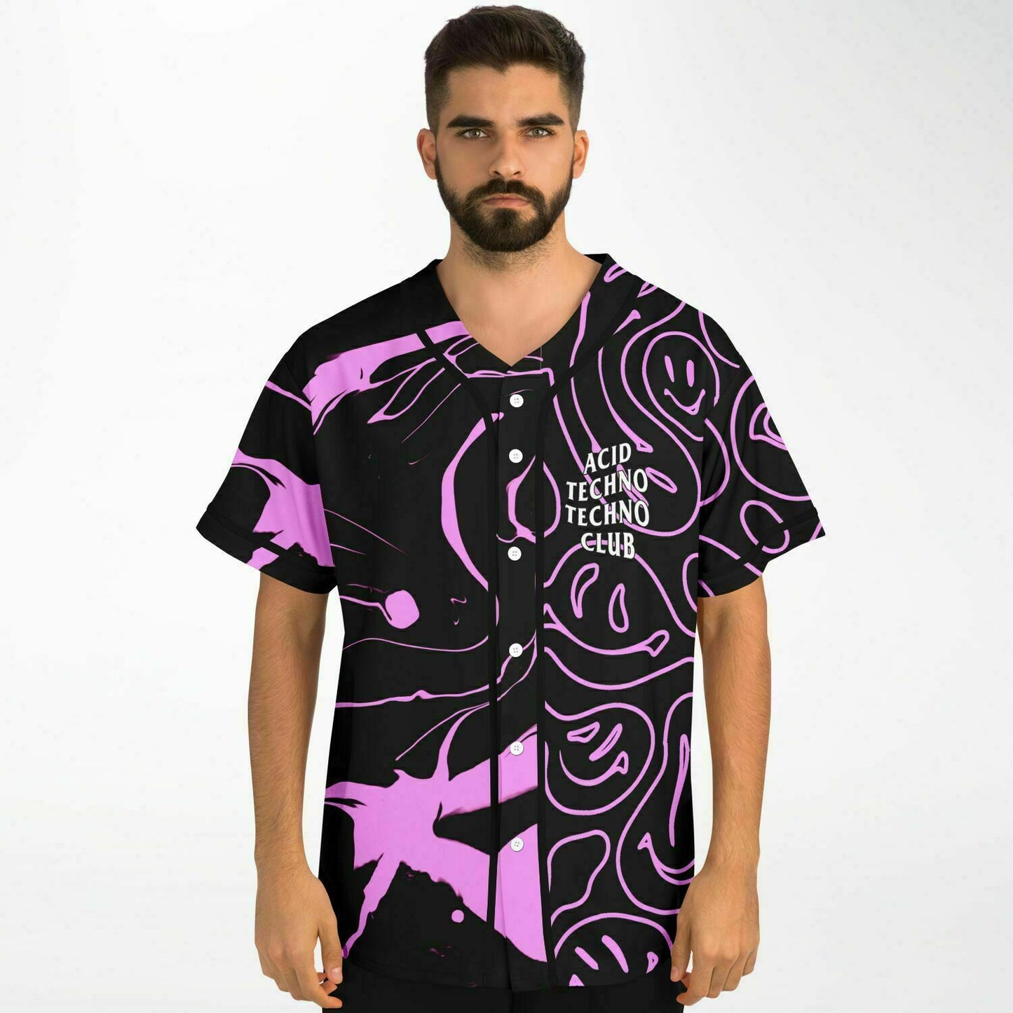 Acid techno club Baseball Jersey
