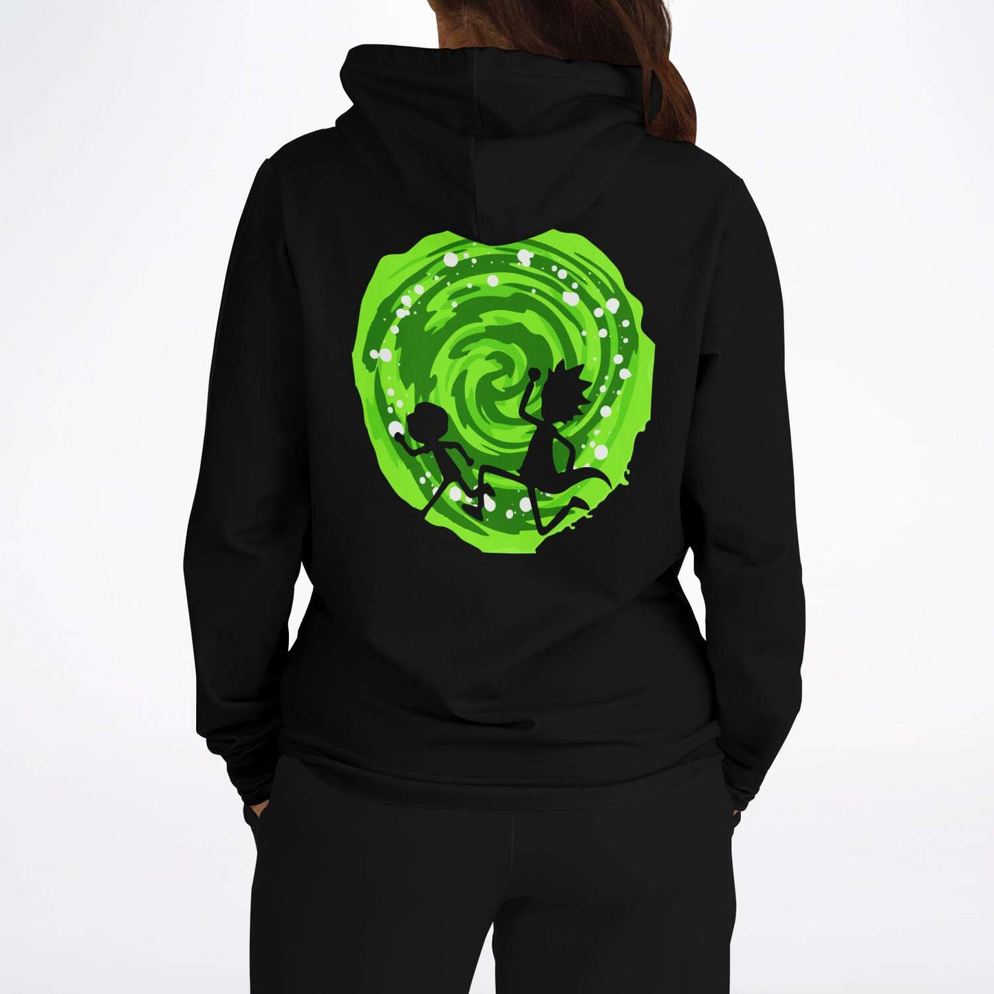 Rick & morty silhouette hoodie