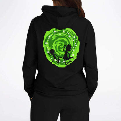 Rick & morty silhouette hoodie