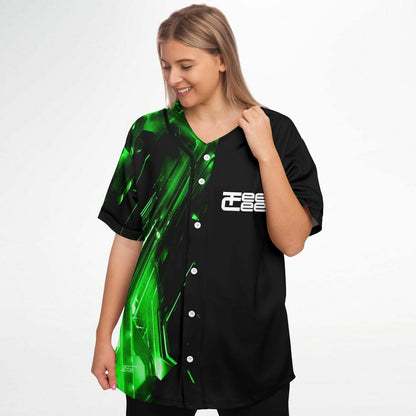 Green teecee baseball jersey