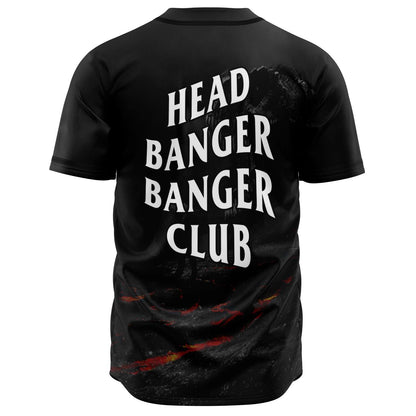 Head banger banger club baseball jersey