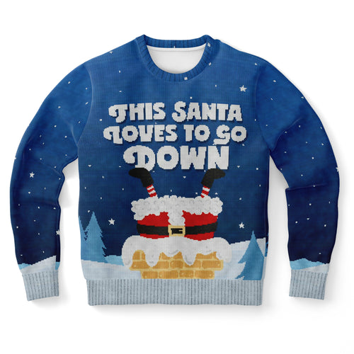 This Santa Loves To Go Down