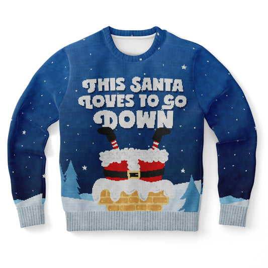 This Santa Loves To Go Down