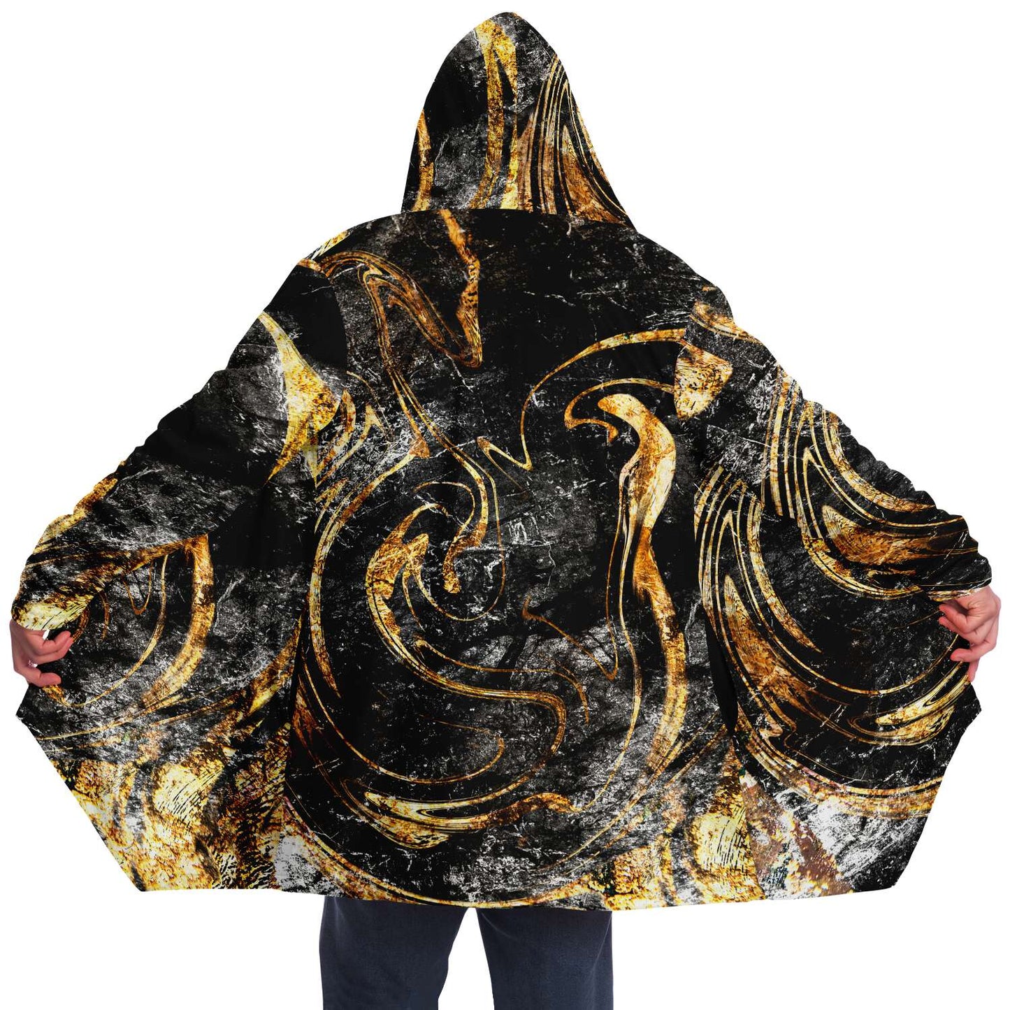 Marbled in gold cloak