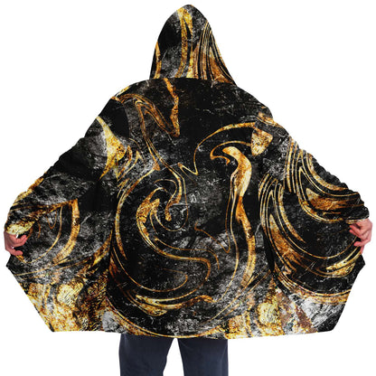 Marbled in gold cloak
