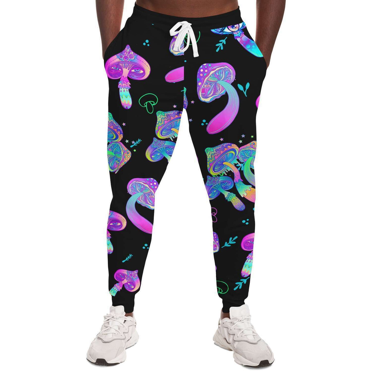 Mushrooms forest jogger