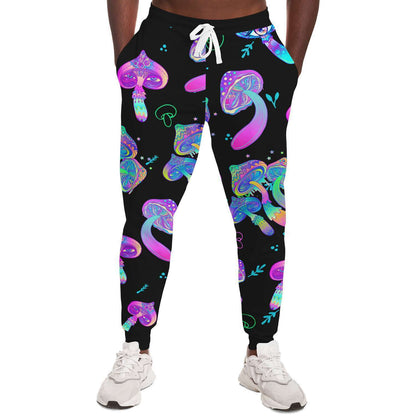 Mushrooms forest jogger