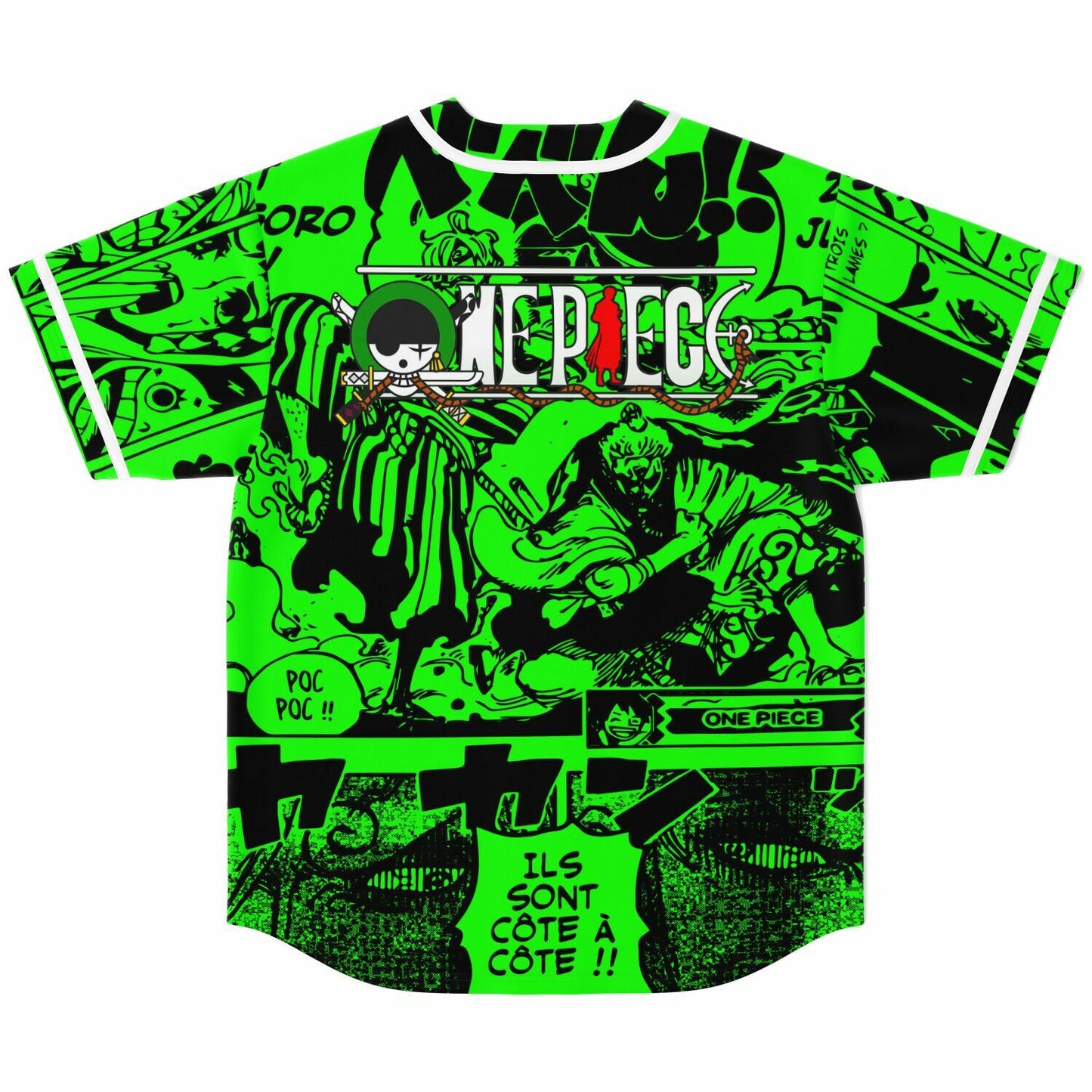 Zoro one pience baseball jersey