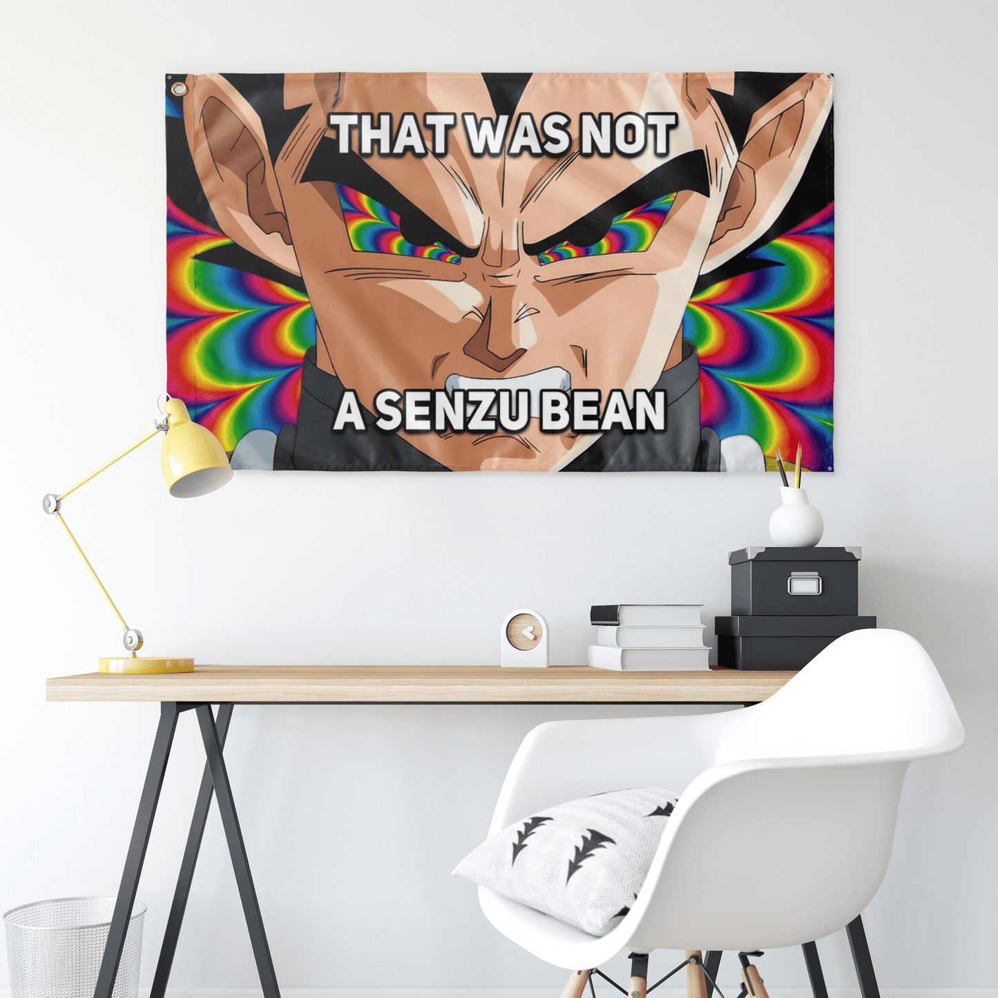 THAT WAS NOT A SENZU BEAN FLAG Rave bonfire