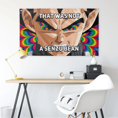 THAT WAS NOT A SENZU BEAN FLAG Rave bonfire