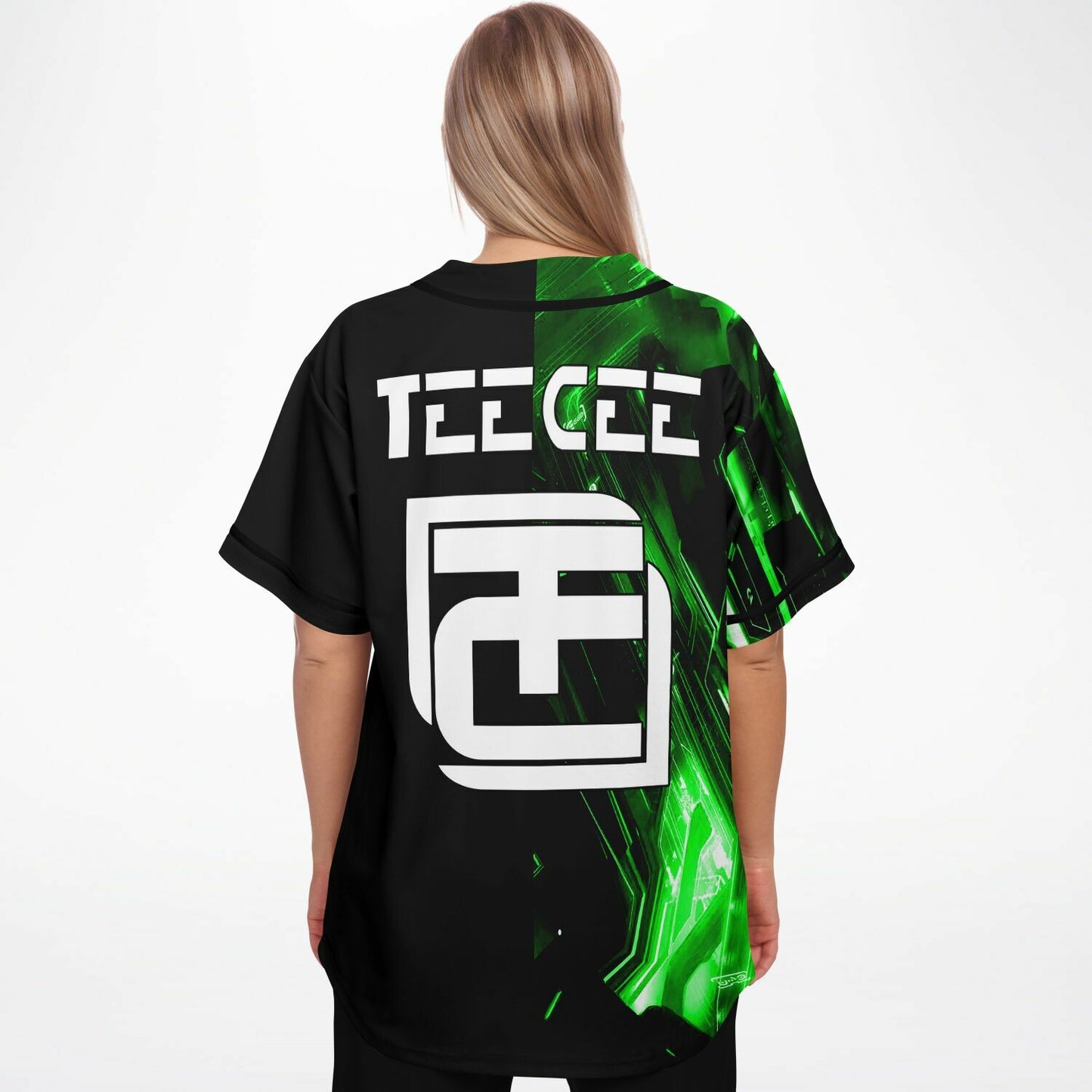 Green teecee baseball jersey