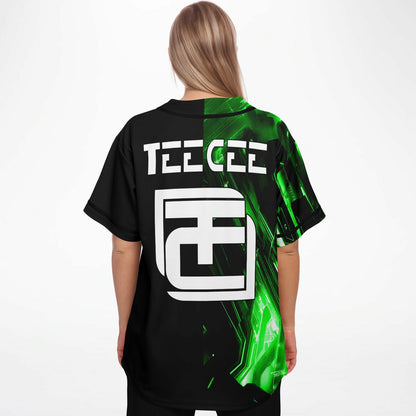 Green teecee baseball jersey