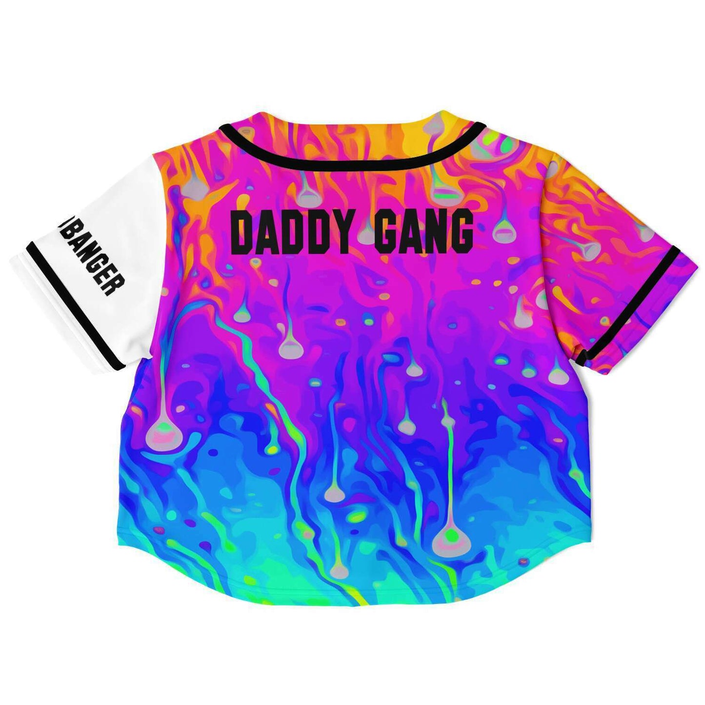 Daddy gang headbanger crop top jersey