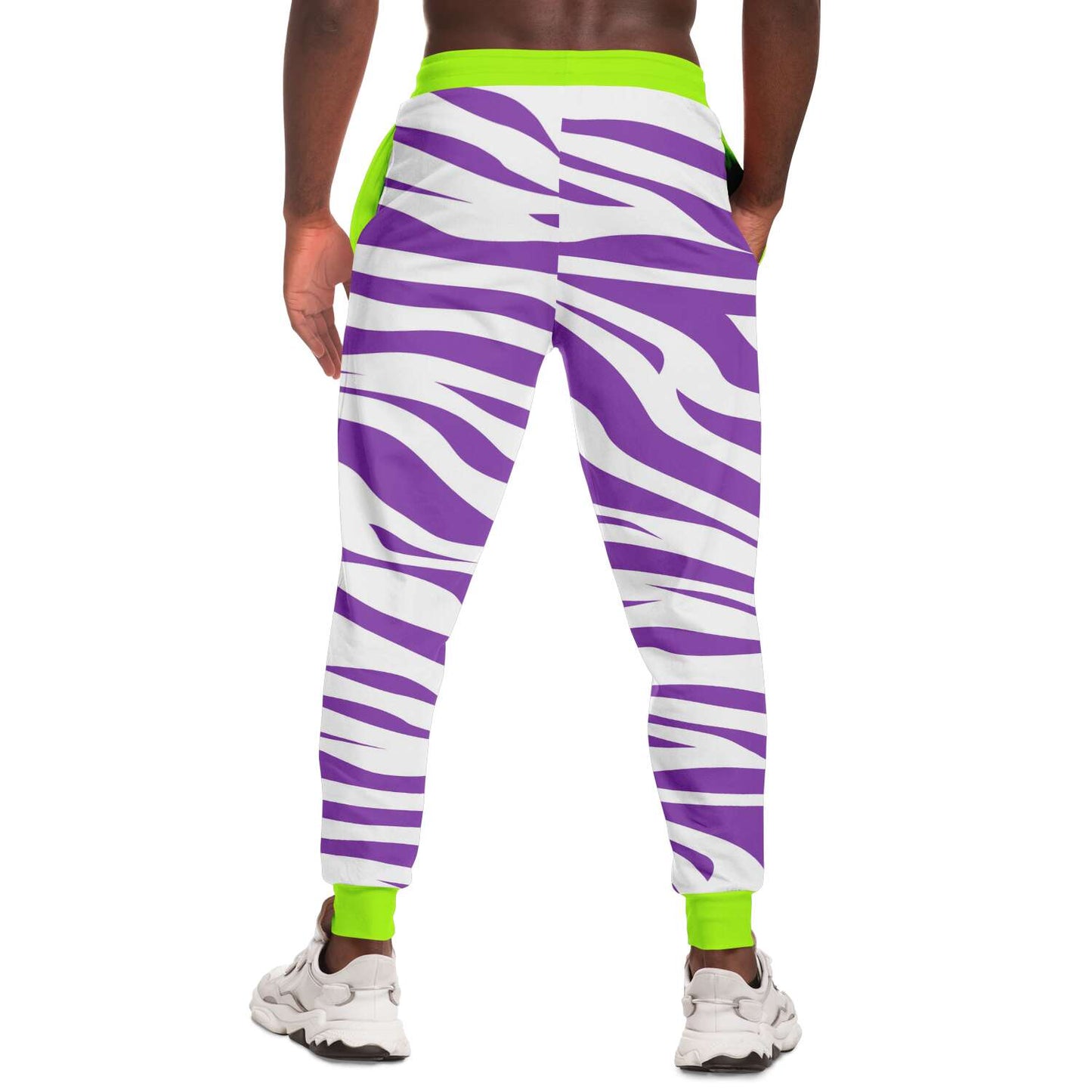 Purple zebra jogger