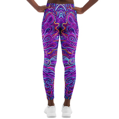 Trippy psychedelic leggings