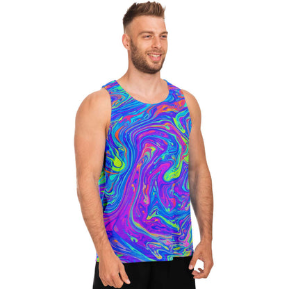 Neon acid trip Tank top