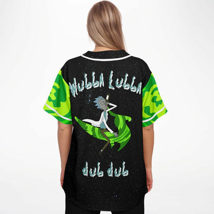 Wubba lubba rick and morty baseball jersey