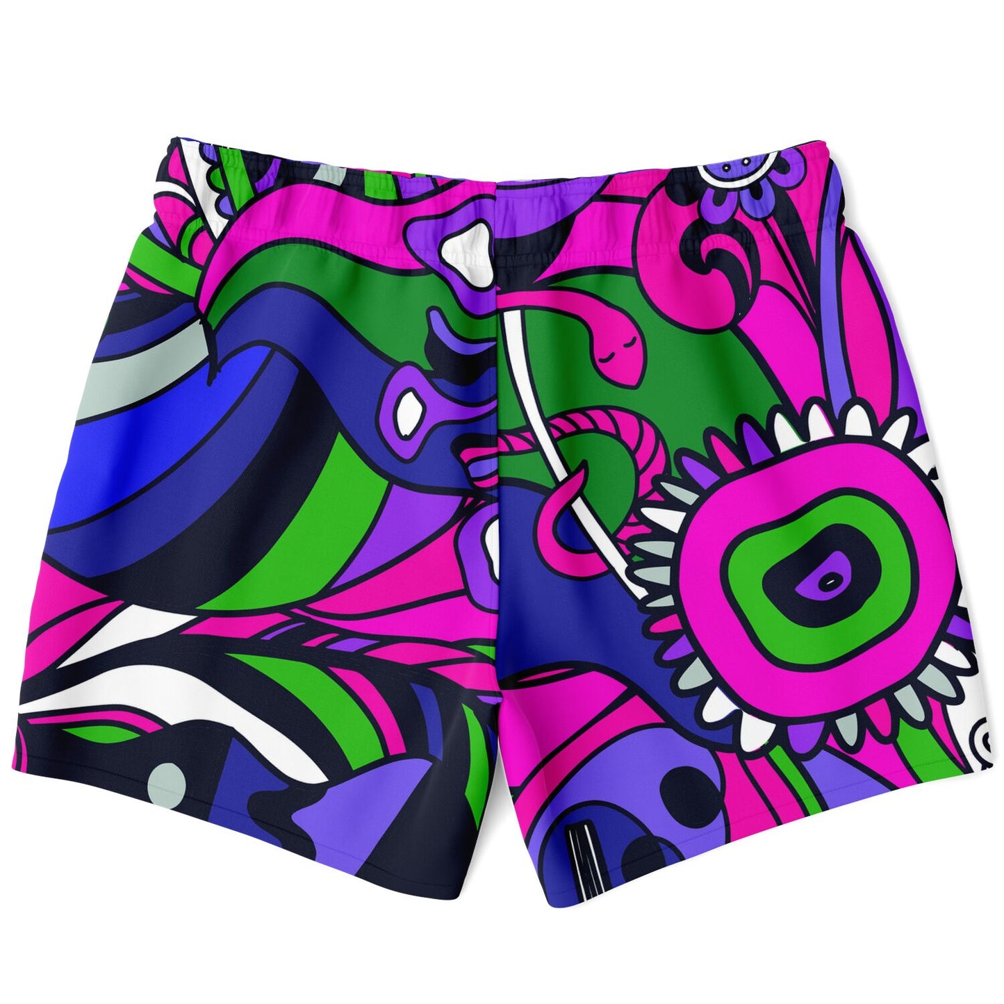 Lost minds shorter-length swim trunks