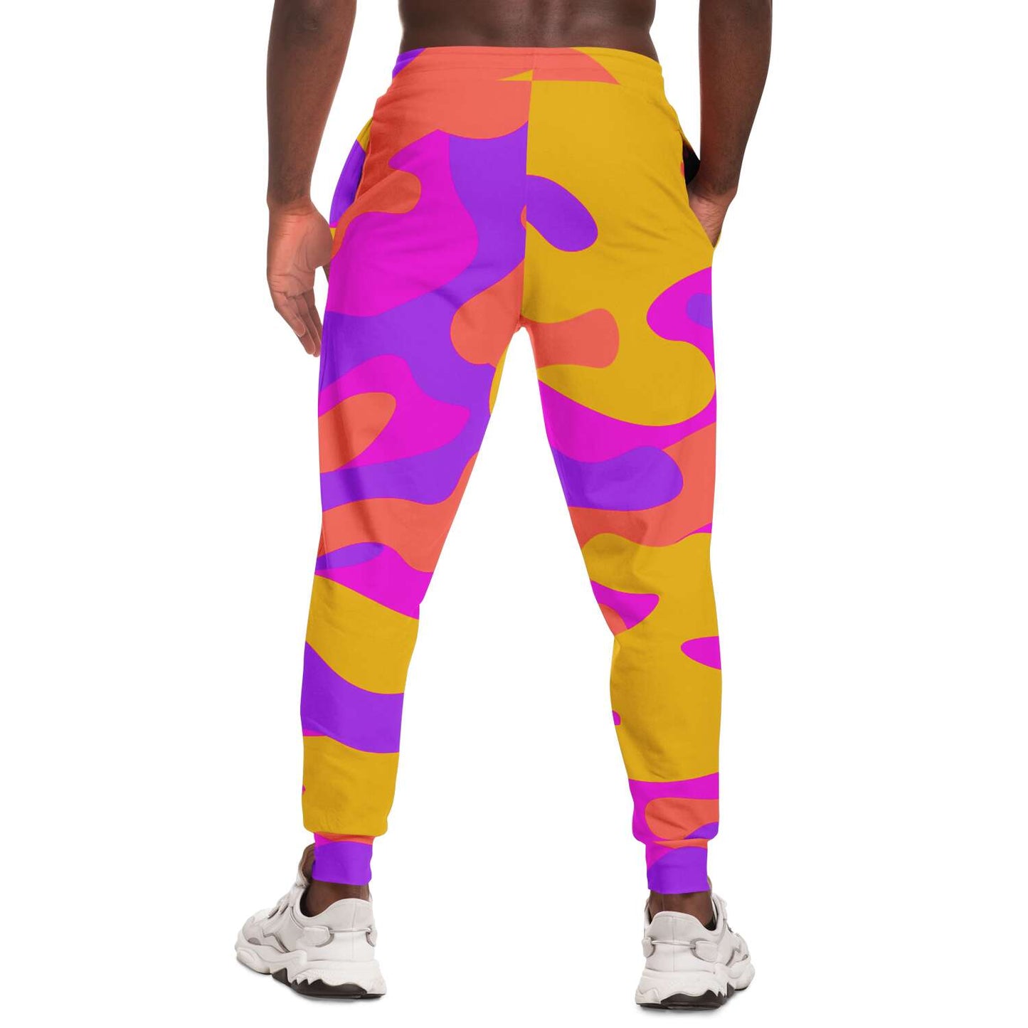 Colorful camouflage jogger