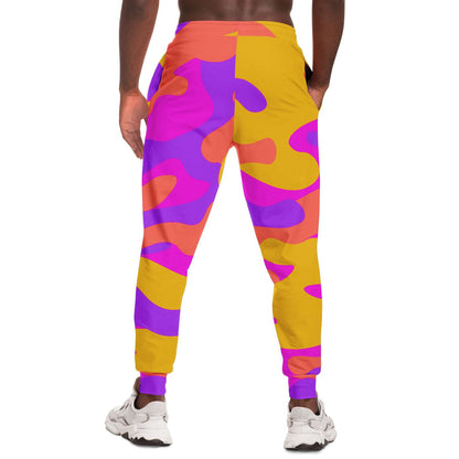 Colorful camouflage jogger