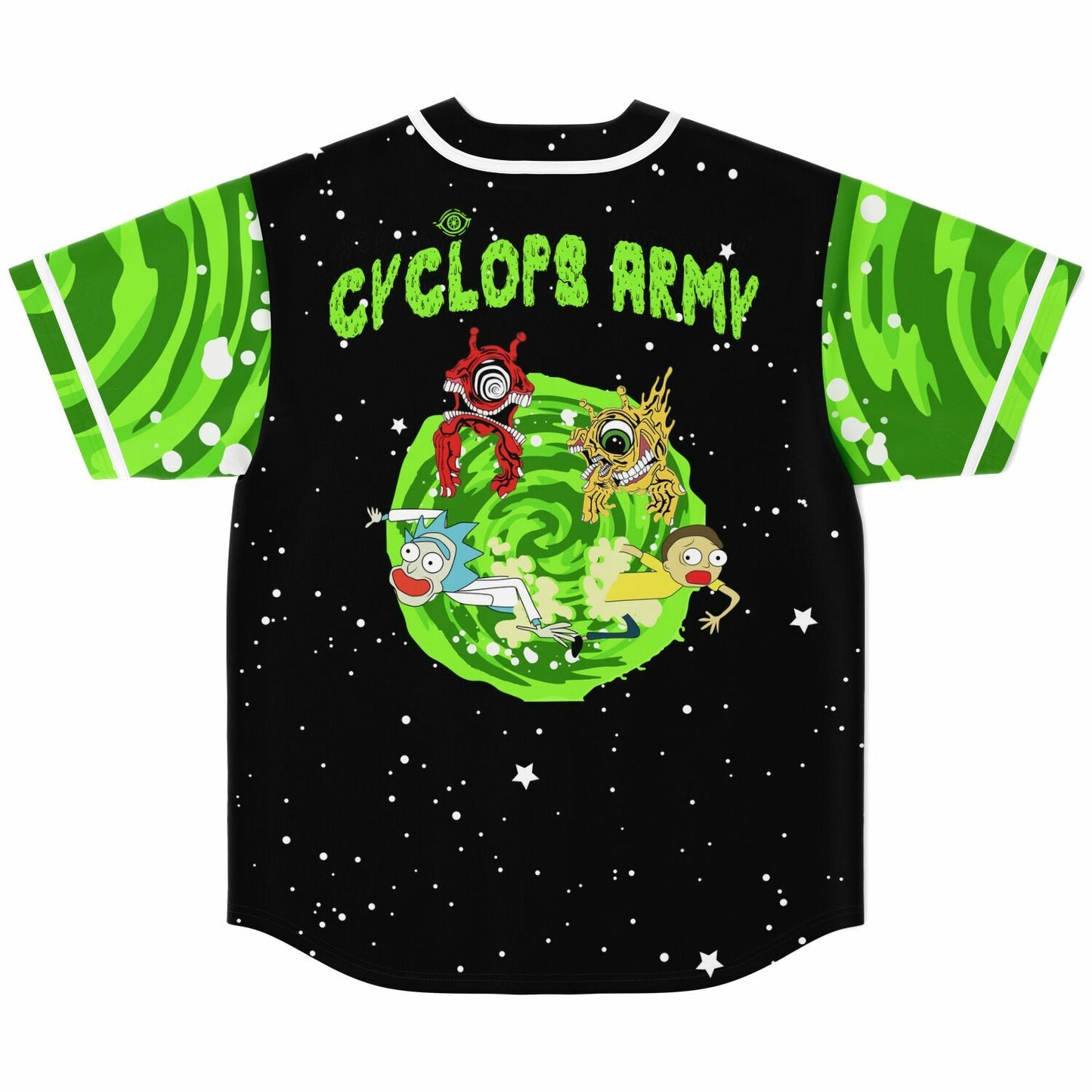 Cyclops army rick and morty crop top baseball jersey V3
