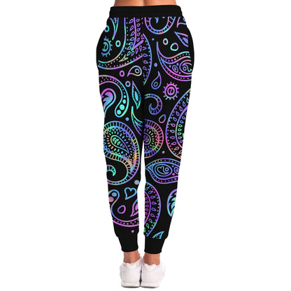 Colorful paisely jogger