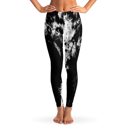 B&W Tie dye Leggings