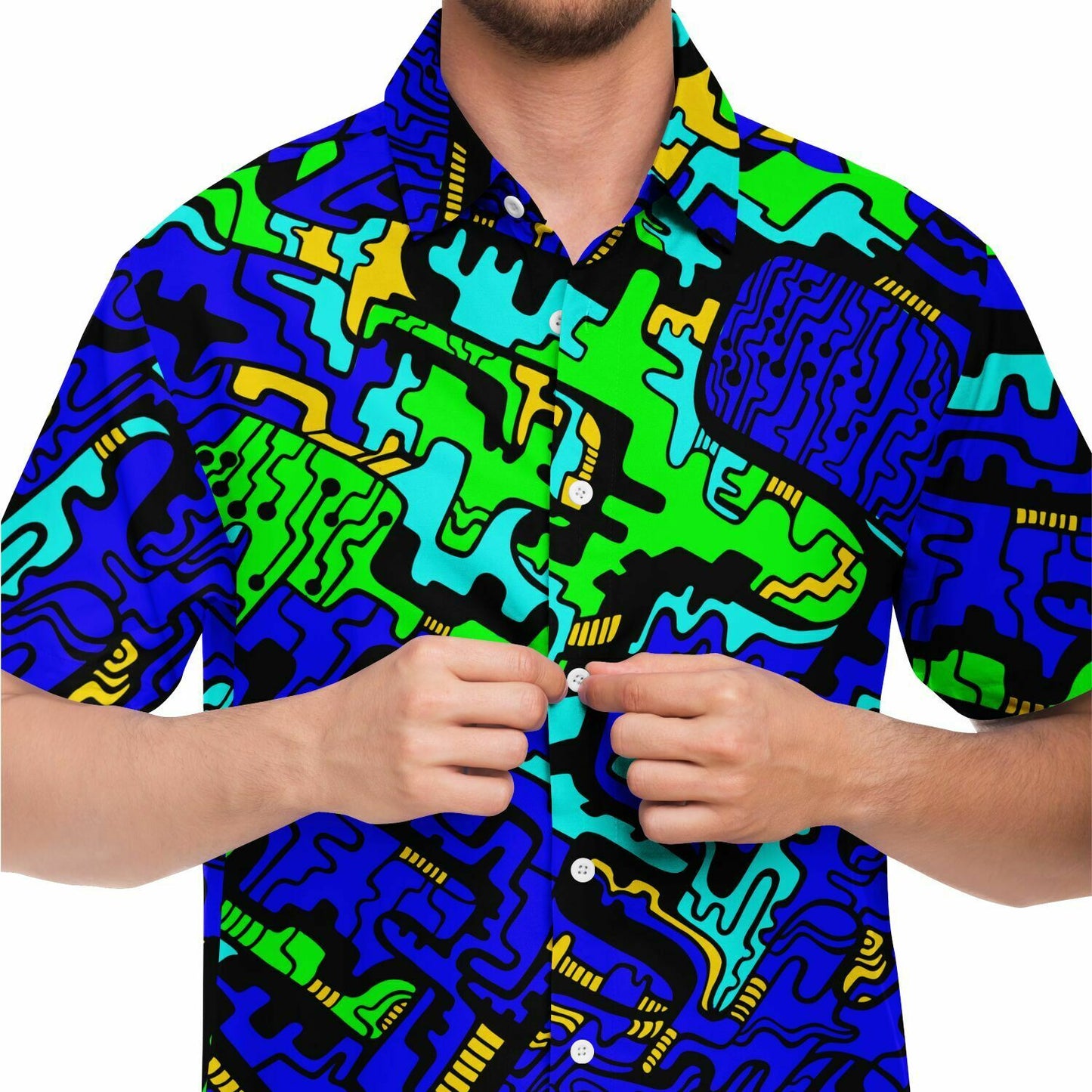 Spire short sleeve button down shirt