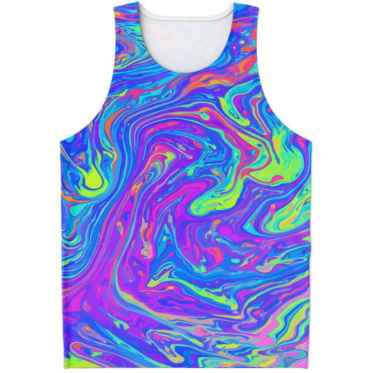 Neon acid trip Tank top