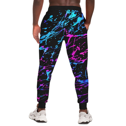 Colorful paint splash jogger