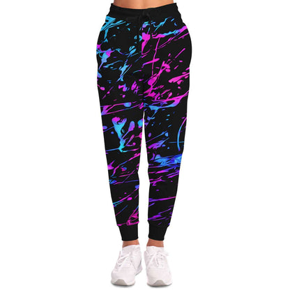 Colorful paint splash jogger