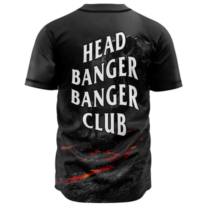 Head banger banger club baseball jersey