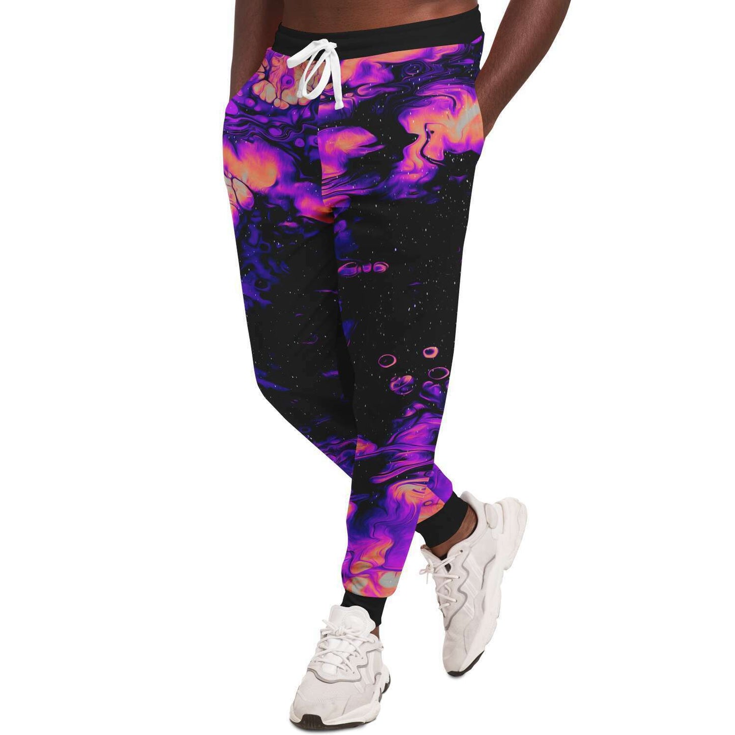 Peachy and purple acid trip jogger
