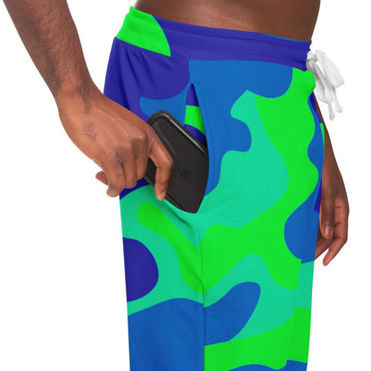 Colorful camouflage jogger