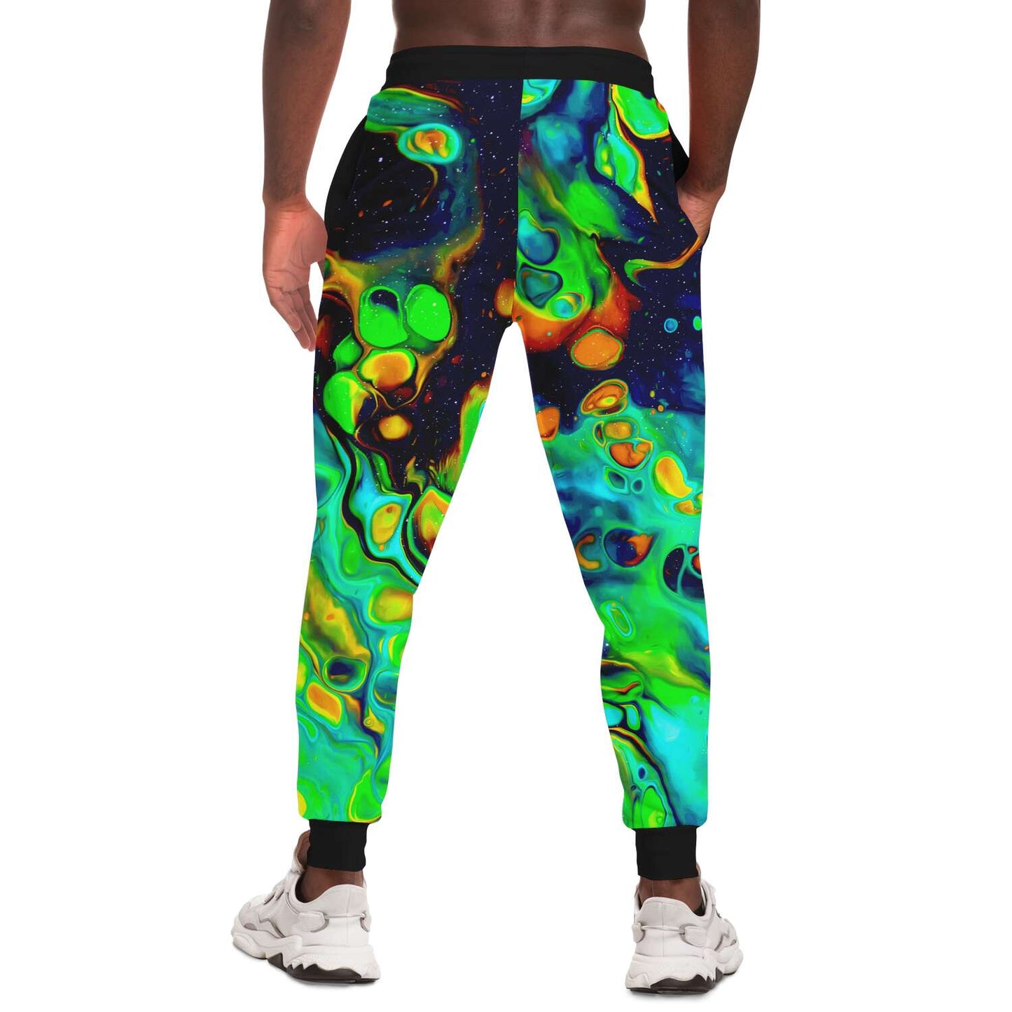 Green liquid space jogger