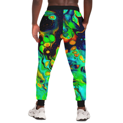 Green liquid space jogger