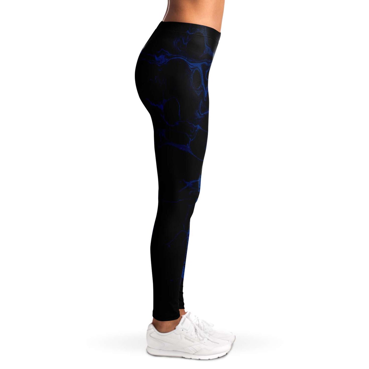 Marbled dark blue Leggings