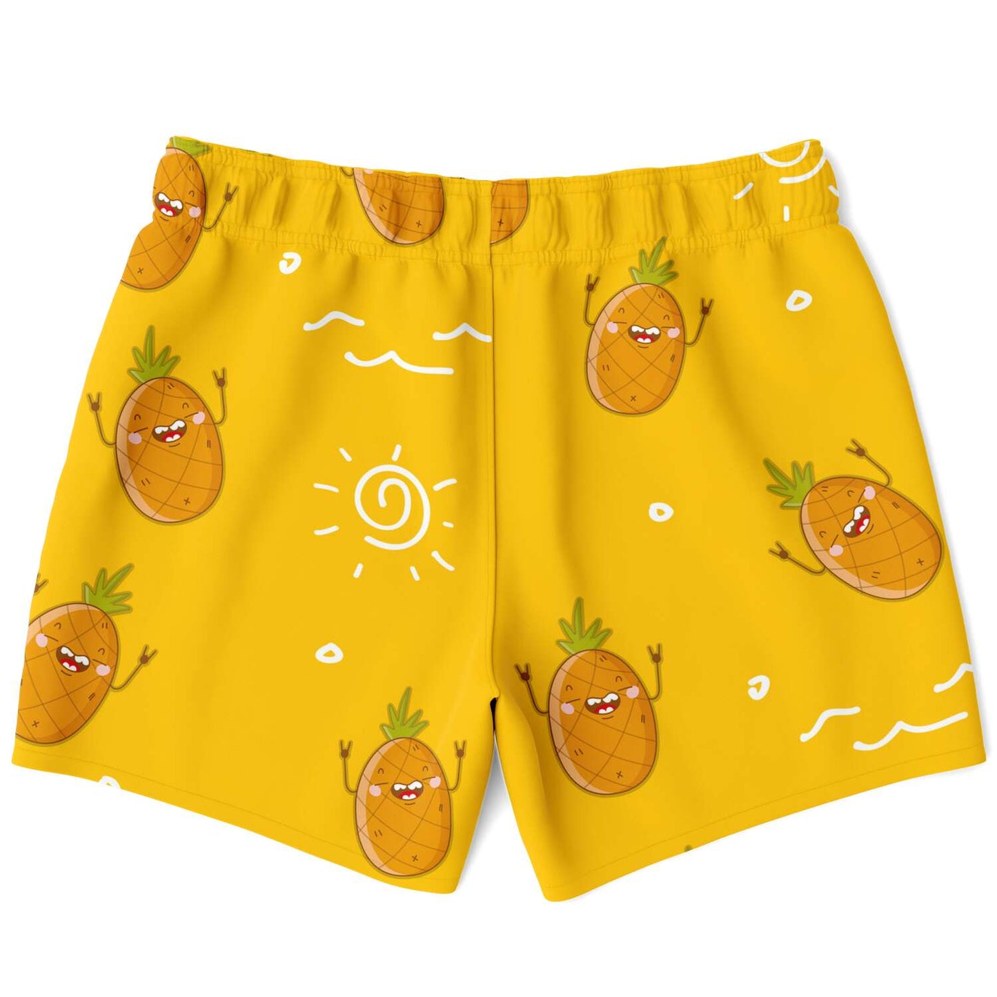 Smiley pineapple swim trunk