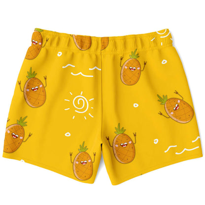 Smiley pineapple swim trunk