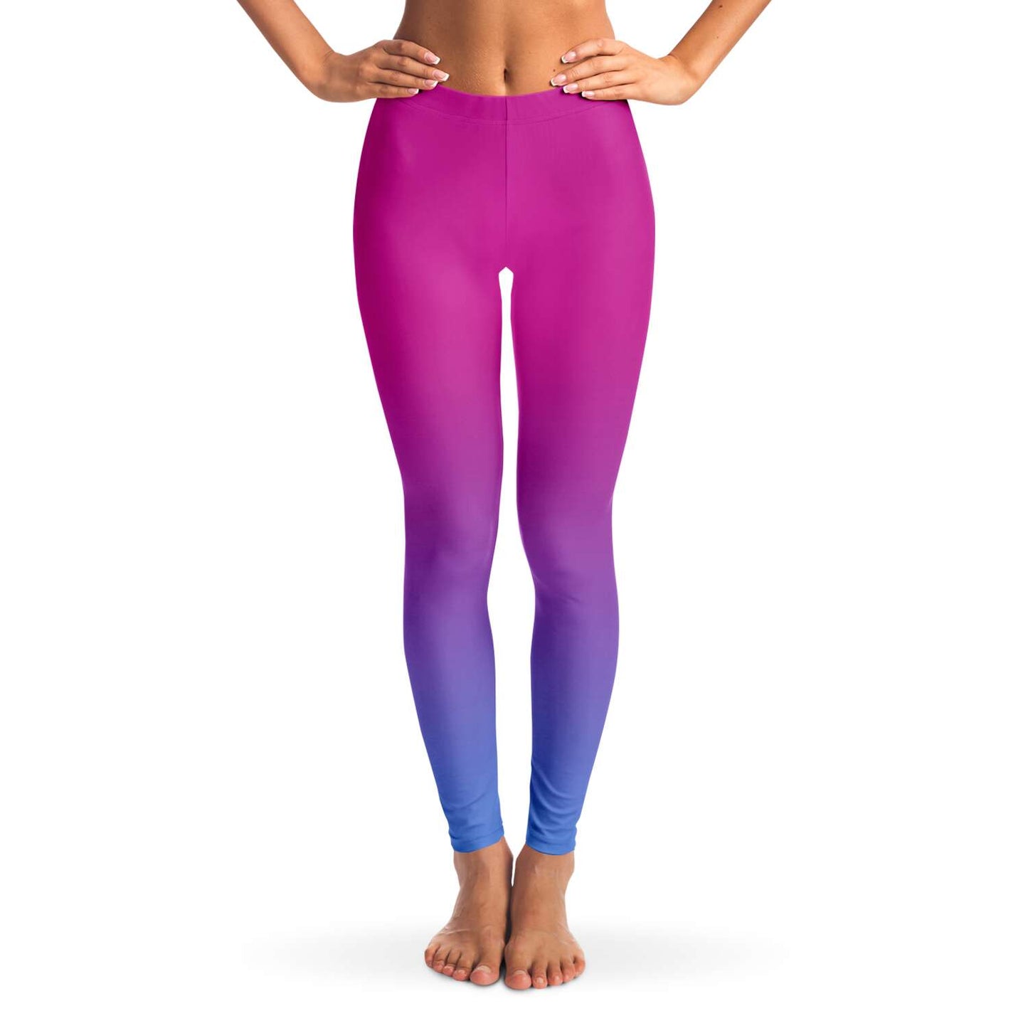 Pink to purple gradient Leggings